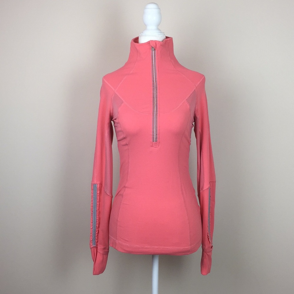 Lululemon - Run Dash Half Zip Ruffle Pullover